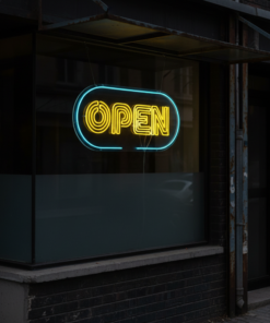 Alternative view of Custom Open Neon Sign for Shop Decor Wall Decor Art