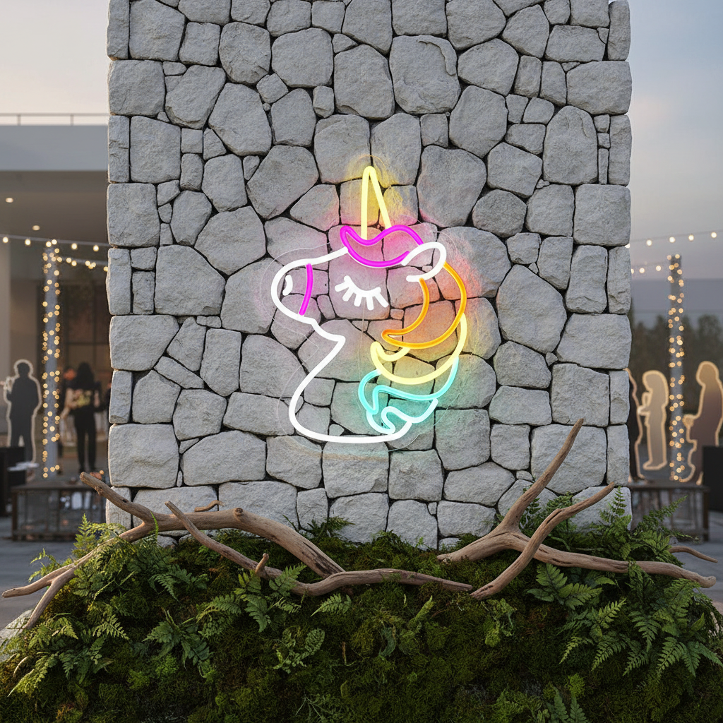 Unicorn Led Neon Sign Home Decor Kids Gift - Image 3