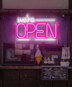 Open Neon Sign Business Shop Led Light Sign
